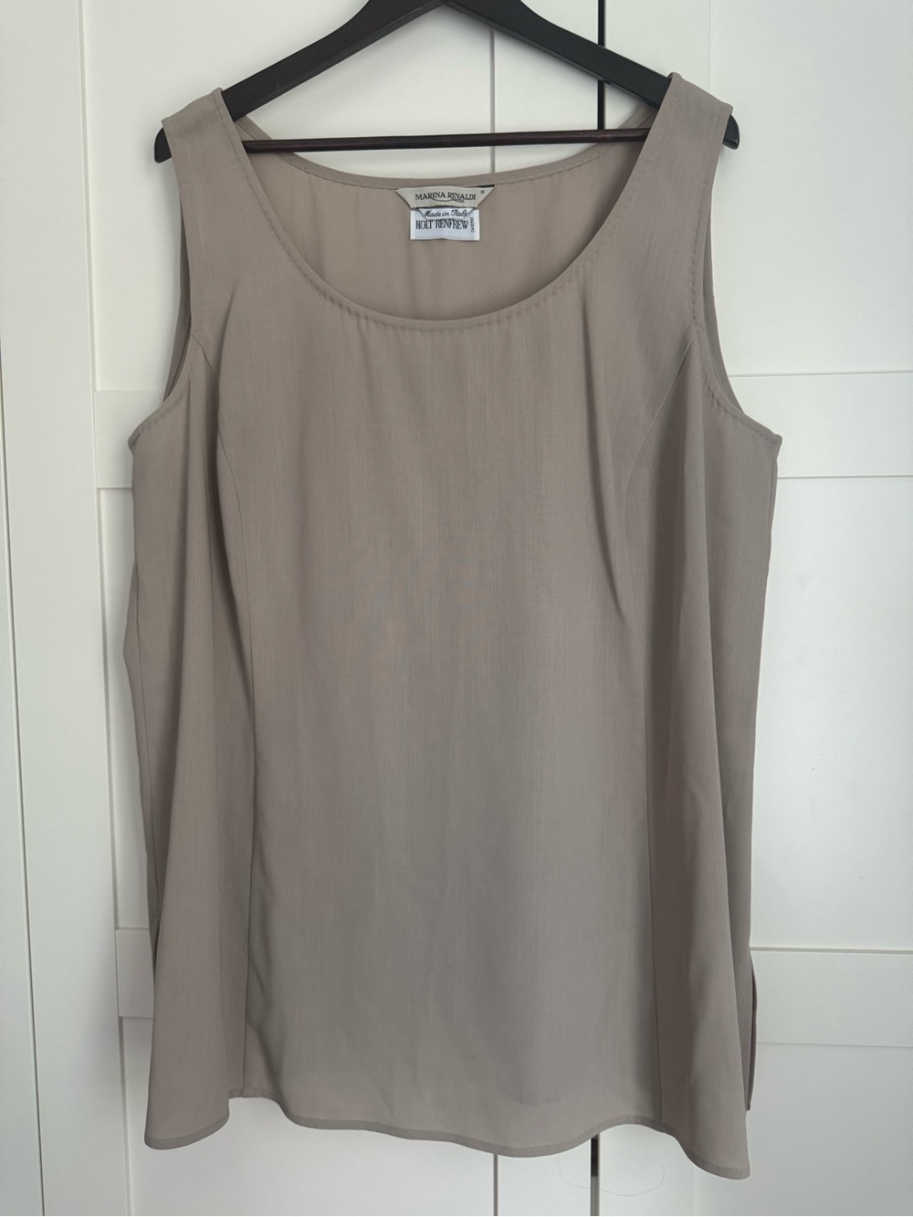 Vintage 90s Marina Rinaldi 100% Wool Tunic Made Italy Size 31 Holt Renfrew